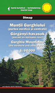 Mapa Góry Gurghiului. Część środkowa i północna