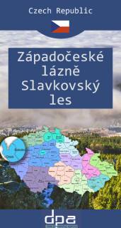 Mapa Czeskie uzdrowiska. Sławkowski las