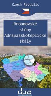 Mapa Broumowskie Ściany i Adršpašskoteplické skály