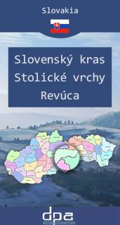 Mapa Kraj Słowacki, Góry Stolickie, okolice Revúcy