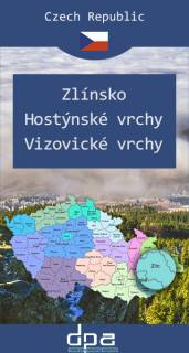 Mapa Okolice Zlina, Góry Hostyńskie i Wizowickie