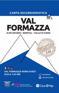 Mapa Val Formazza - część północno-zachodnia