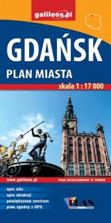 Mapa Gdańsk. Plan miasta