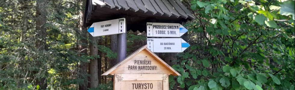 Przełęcz Osice - Trzy Korony - Krościenko