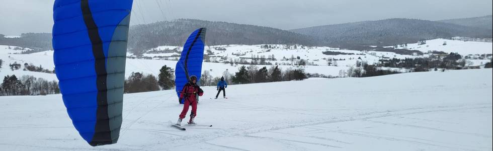 Osławica =- snowgliding w Gminie Komańcza