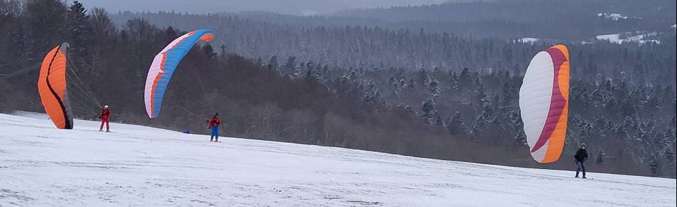 Snowgliding w Górach Słonnych