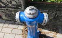 niebieski hydrant