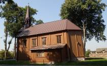 Drewniany kościół w Giełczynie