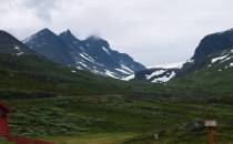 Widok na Hurrungane z Sognefjell