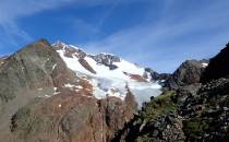 Wildspitze oraz lodowiec Rofenkarferner