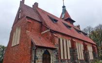 Neogotycki kościół ewangelicki z 1901 r. w Mierzeszynie