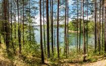 Panorama na Jezioro Wdzydze