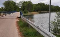 mostek przez jezioro Krzywe