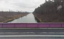 Różowy most na Kanale Gliwickim