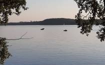Łódki na jeziorze Drawskim