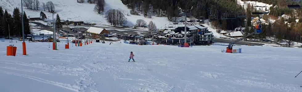 Emilka  koniec  sezonu narciarskiego